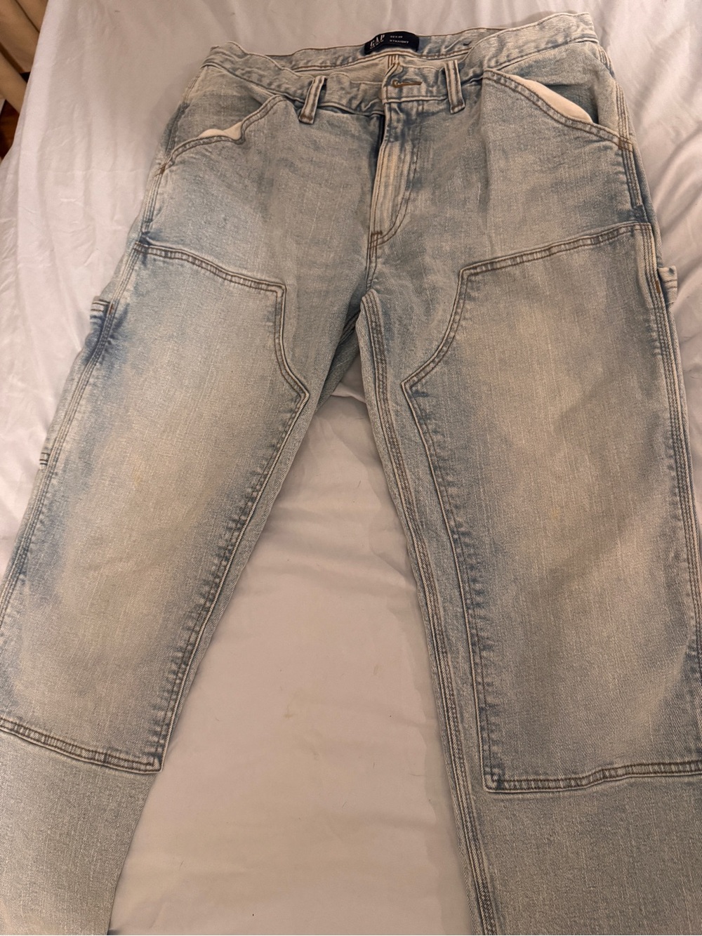 GAP Light Blue Relaxed Carpenter Jeans